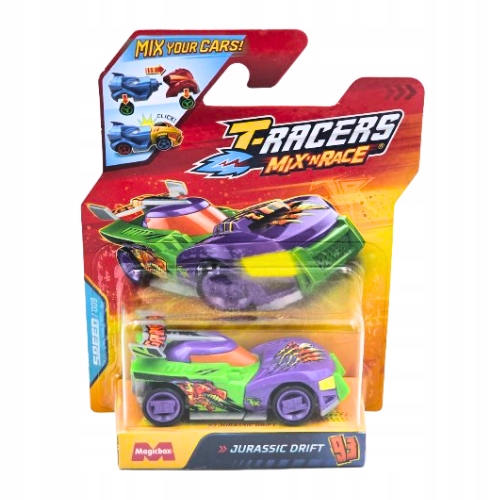 T-Racers Mix'nRace Autko Auto Samochód Jurassic Drift 93