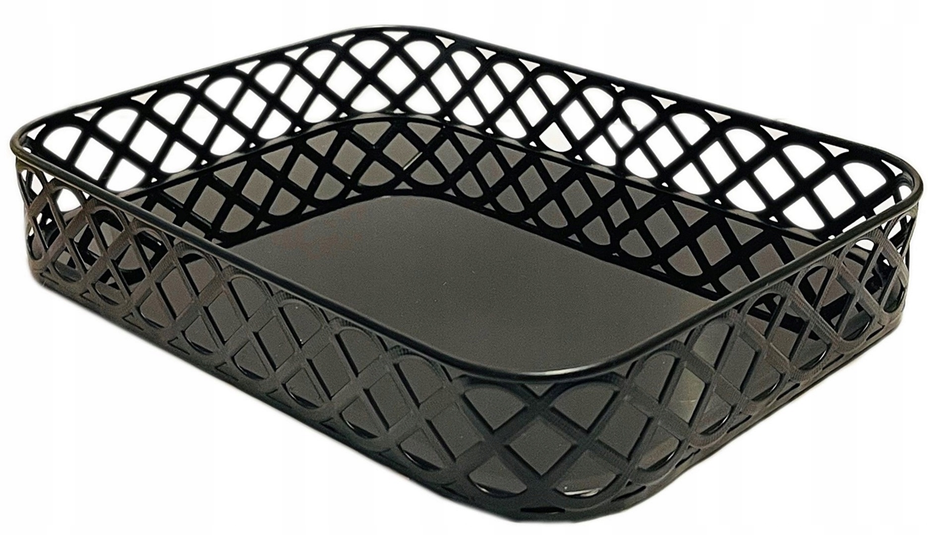 

Taca Ażurowa Czarna Lustrzana Czarne Szkło Czarny