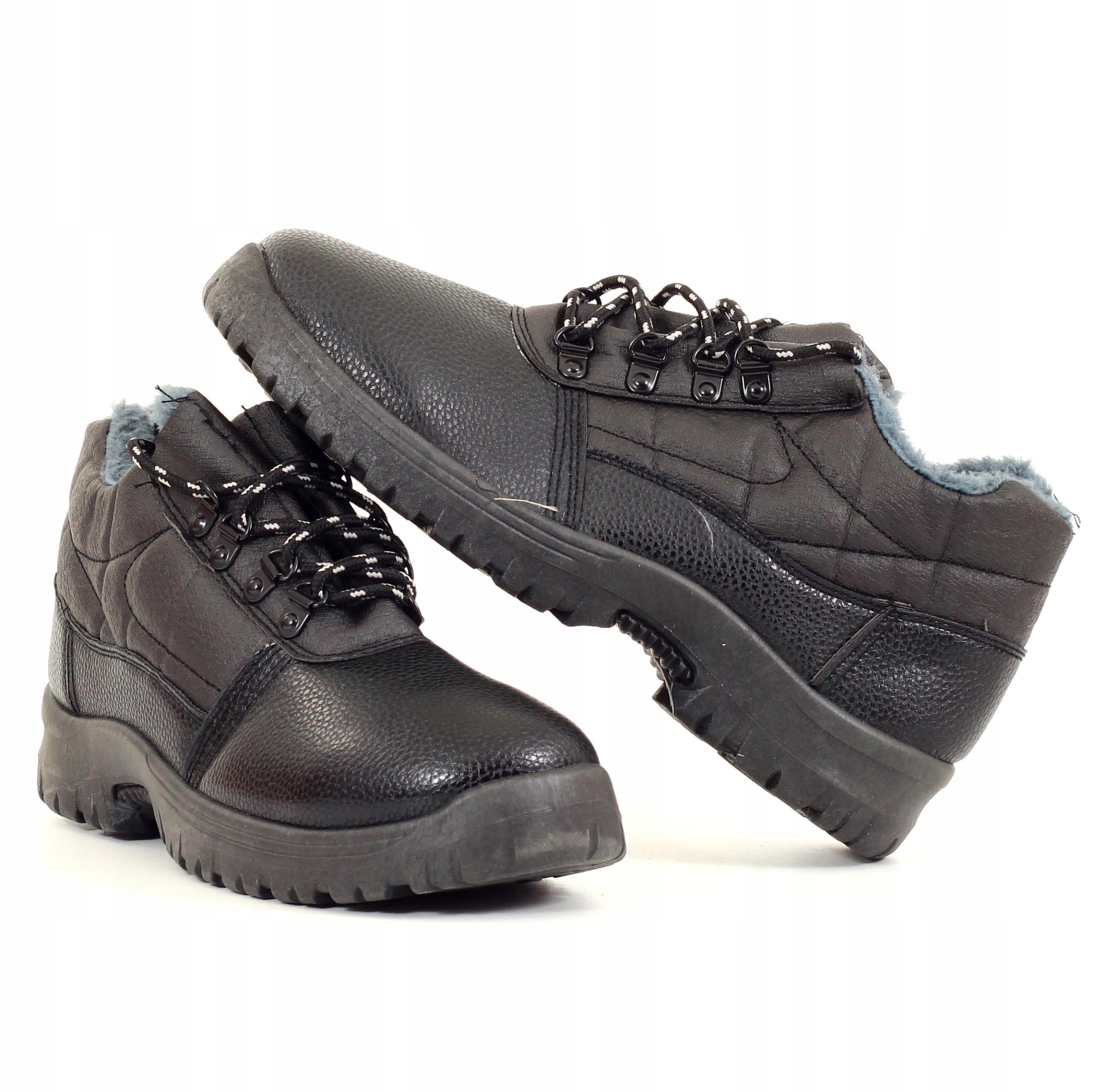 

Buty męskie Zimowe Do Pracy Ocieplane Czarne