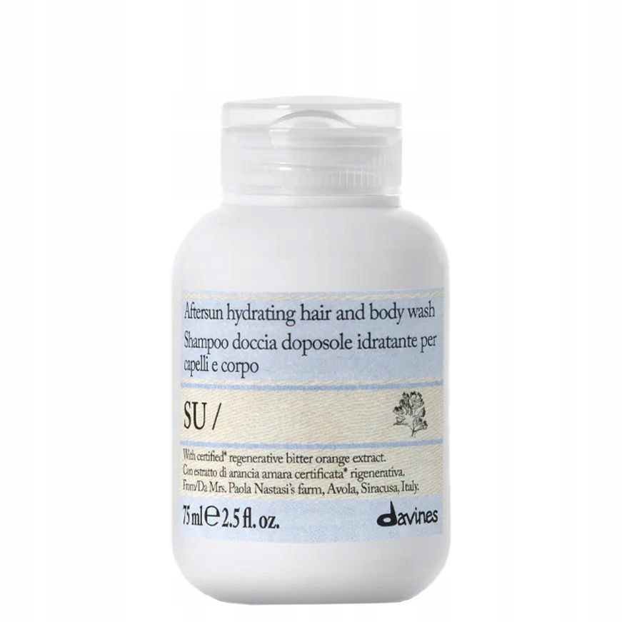 Davines Su Hair And Body hydratační šampon po opalování na vlasy a tělo