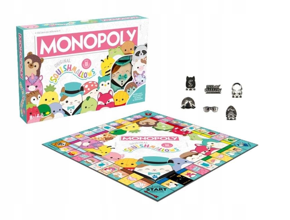 Gra Planszowa Monopoly Squishmallows Hasbro