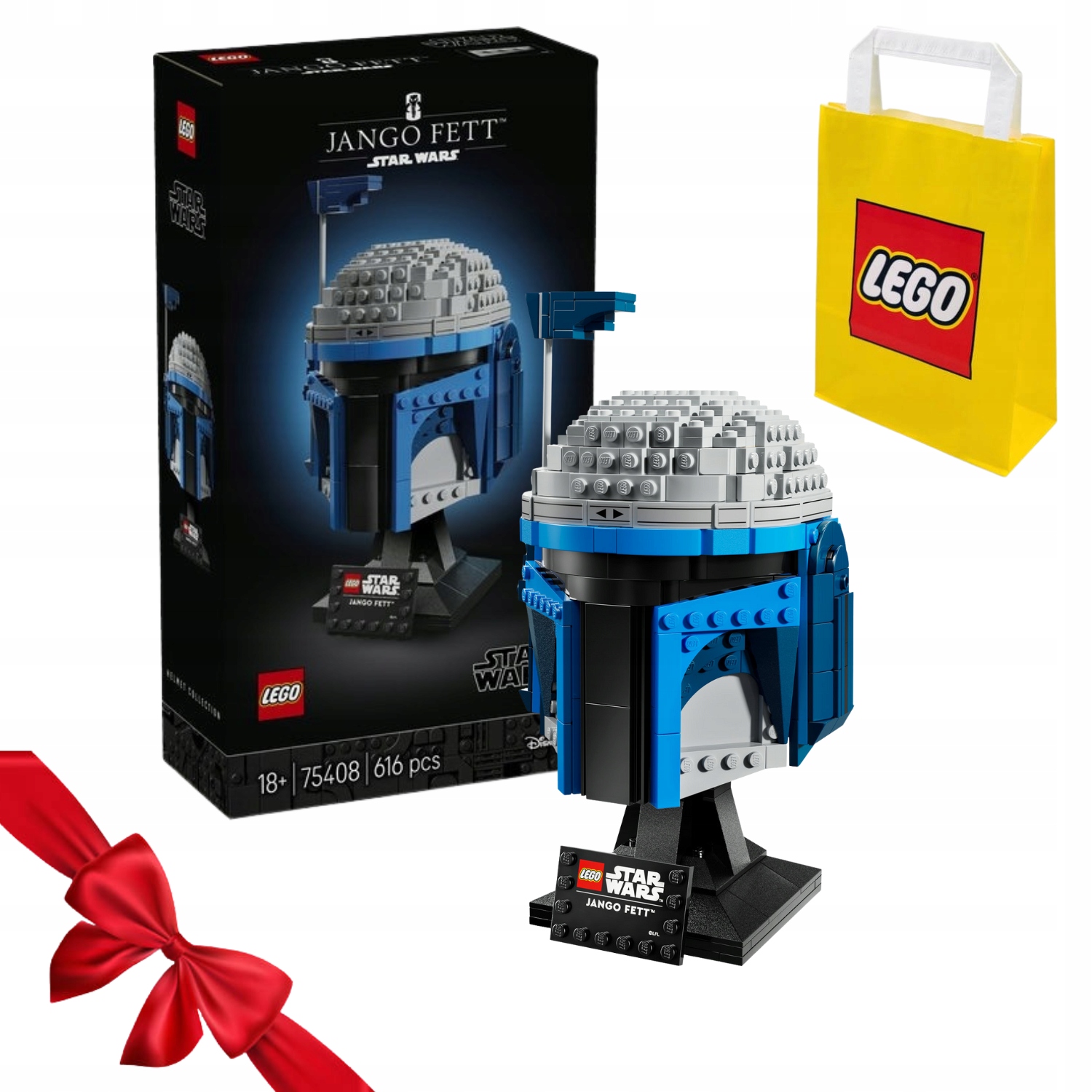 Zestaw Klocków Lego Star Wars Hełm Janga Fetta 75408 616 Elementów 18+
