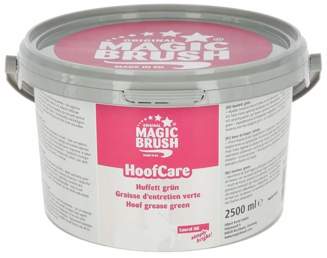 Mazivo na kopyta pro koně Magic Brush HoofCare žluté 2500 ml kbelík