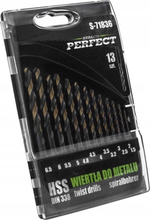 

Kpl Wierteł Metal Hss 13EL