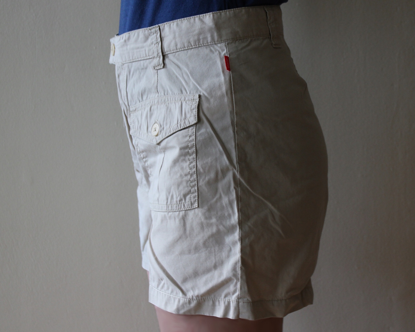 Szorty CARGO beżowe krótkie spodenki z dużymi kieszeniami Model SAFARI