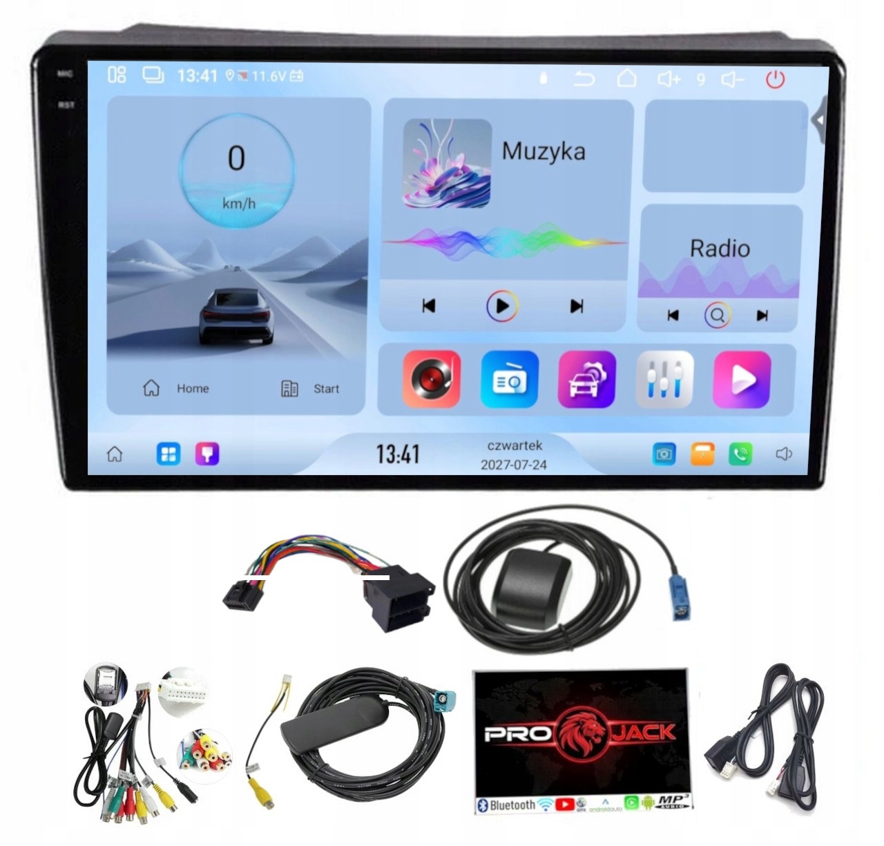 Rádio Android Navigácia Renault Traffic 2001-2010 Carplay Wifi 4/64GB Sim