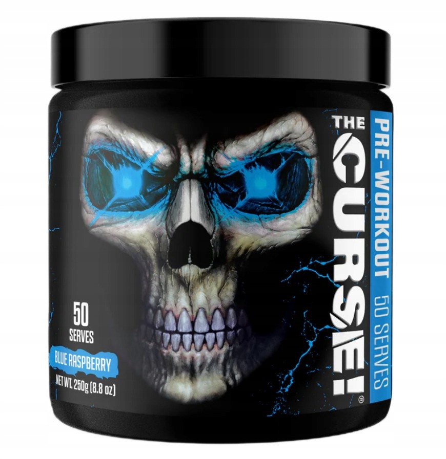 Jnx Sports Předtréninkovka, The Curse! Pre-Workout, Blue Raspberry, 250 g