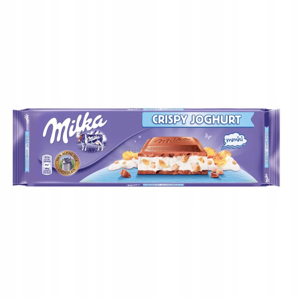 Levně Milka Čokoláda Crispy Yogurt 300 g