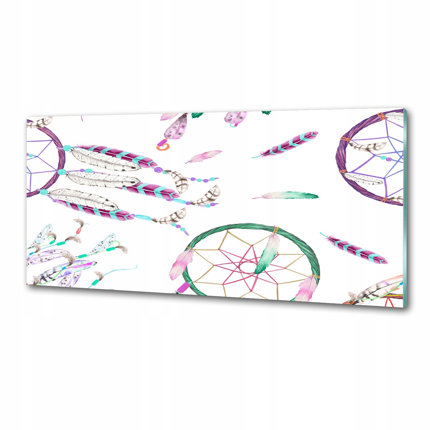 Panel dekor sklo Lapače snov 125x50 cm Lepidlo