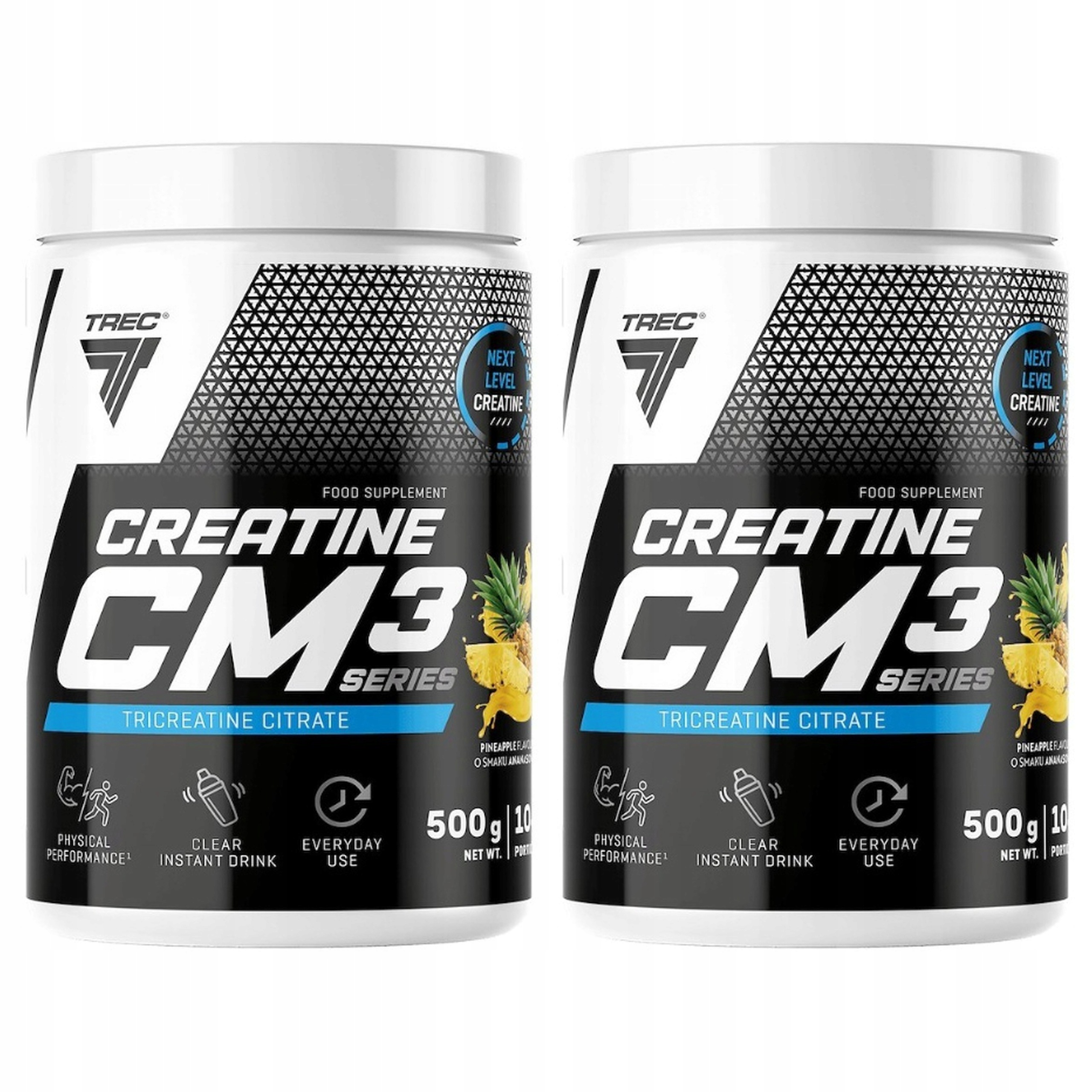 Trec CM3 2 X 500 g 1000 g Ananas Kreatin Citrát Trikreatin Pineapple