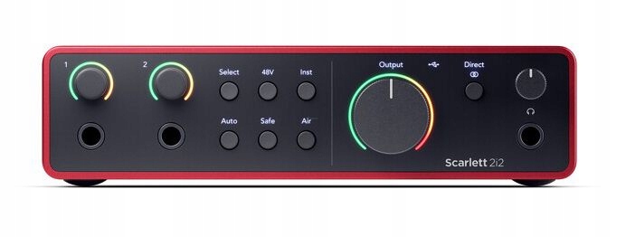 FOCUSRITE SCARLETT 2i2 4TH GEN INTERFEJS AUDIO USB OPROGRAMOWANIE Marka Focusrite
