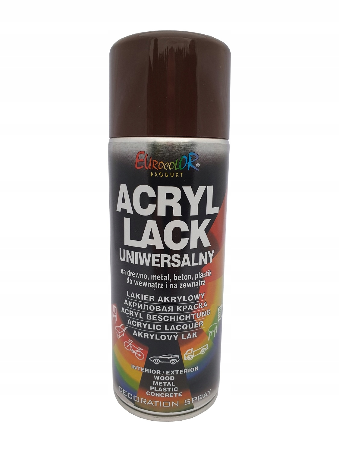 EUROCOLOR AKRYL BRĄZOWY CZEKOLADOWY RAL 8017 MAT