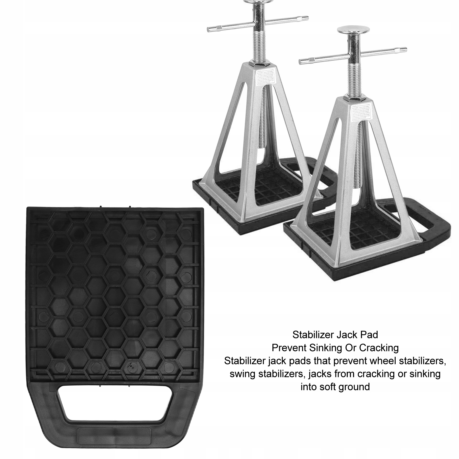 STOPKI PODKŁADKI POD NOGI PRZYCZEPY 4 SZT Marka bez marki