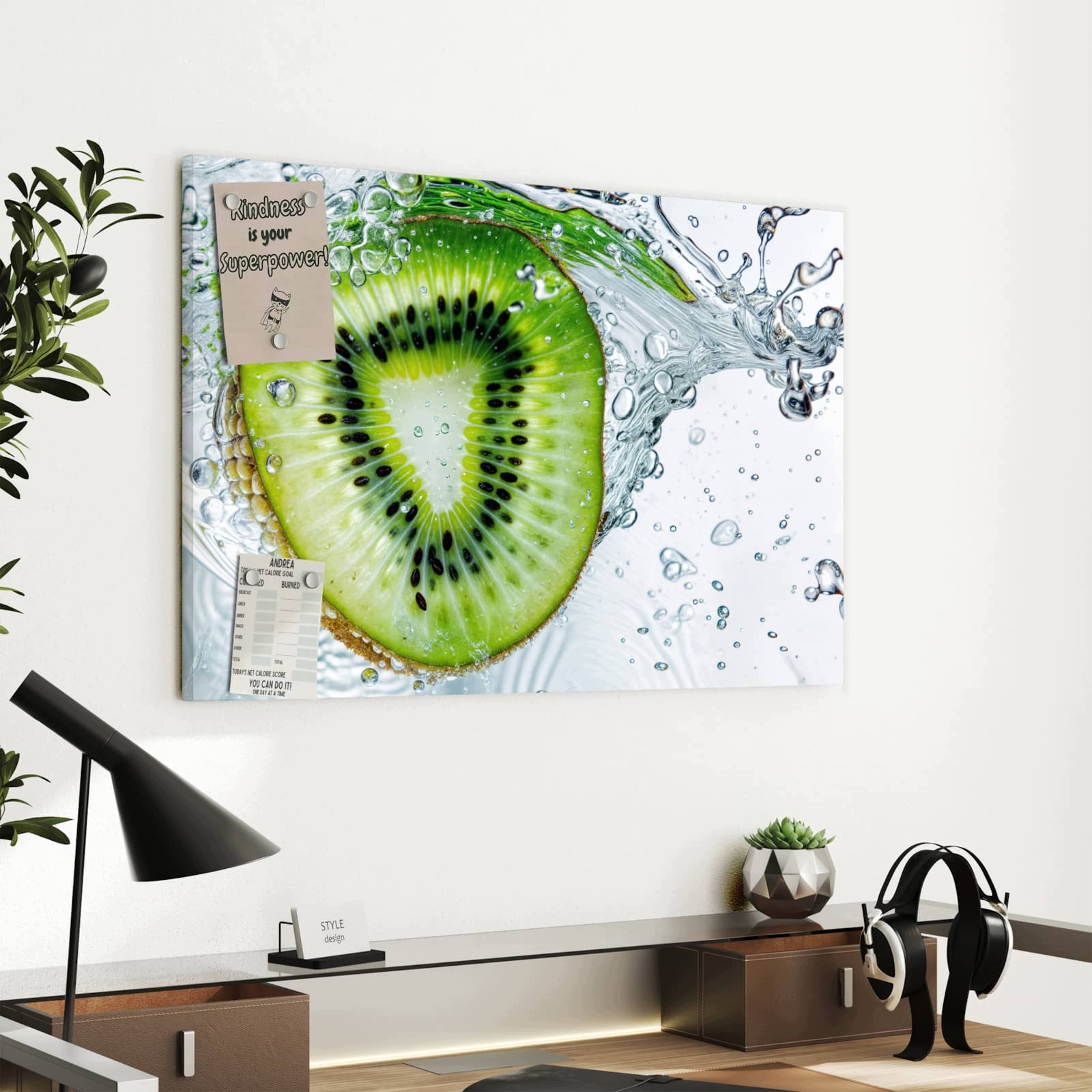 Magnetická tabule Kiwi Voda 60 × 40 cm