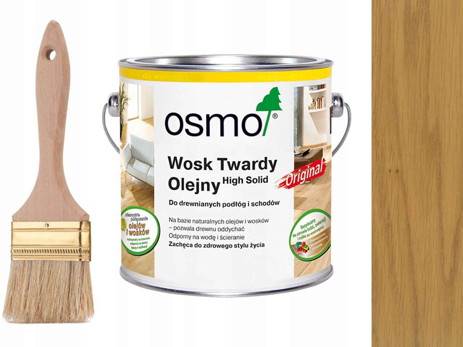 Osmo 3065 tvrdý vosk olej 0,75 L Bezbarvý Polomat