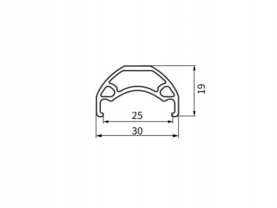 Obręcz Dartmoor Shark 24", 32H, czarna Marka Dartmoor