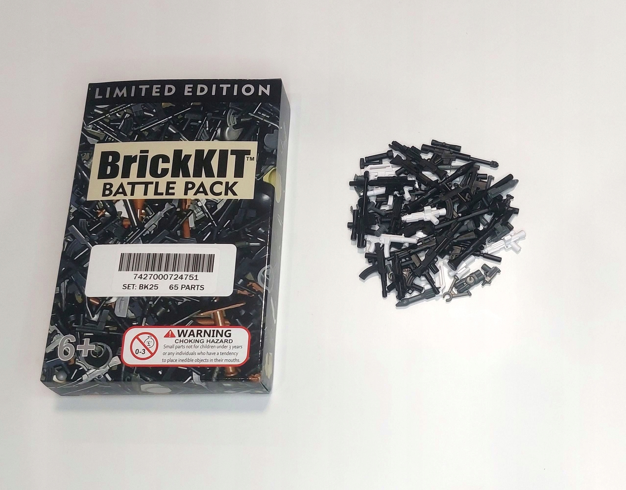 BrickKIT Karabiny Broń dla mini figurek WWII BK25 65 elementów Marka Pozostałe