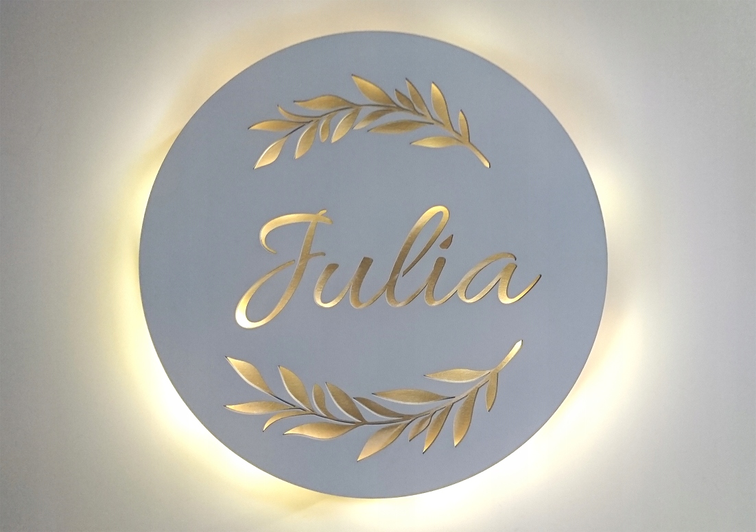 lampka led nocna z twoim imieniem na ścianę dekor Kod producenta EL004