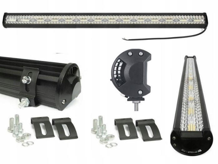 Halogenová Pracovní Lampa Dálková Reflektor 12-24V Led Bar Cree 840W 100cm