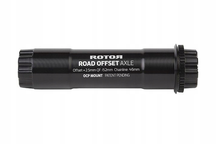 Rotor oś korby Aldhu/Vegast 30mm Offset 2.5mm