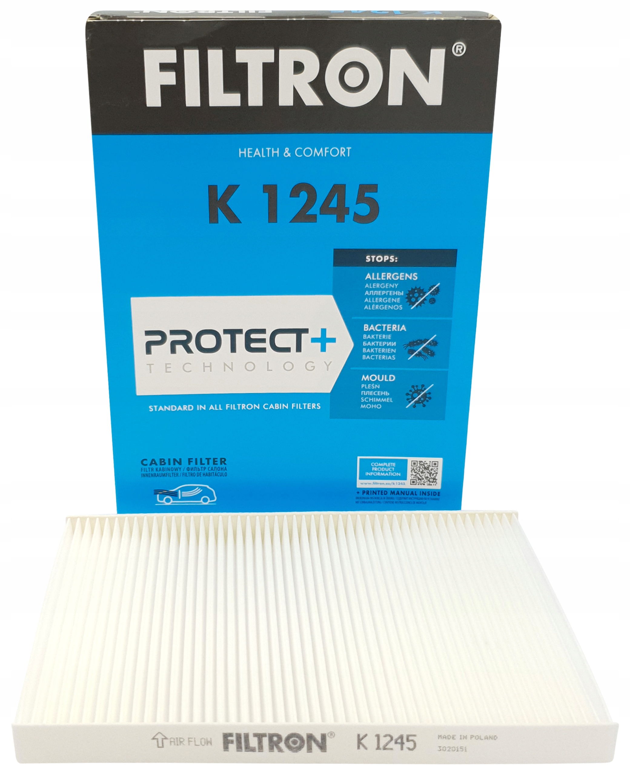 ZESTAW FILTRÓW FILTRON KIA CEED 1.6CDRI 06-12 Numer katalogowy części AP177/7 OE674/5 PP979/2