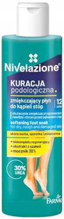 NIVELAZIONE ZMIĘKCZAJĄCY PŁYN DO KĄPIELI STÓP Mocznik Szałwia Urea