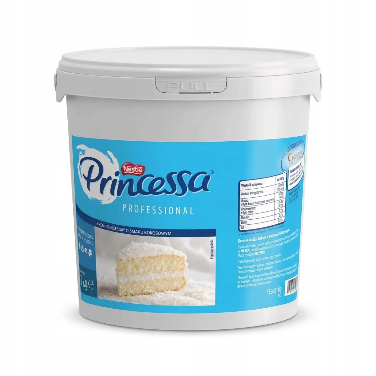 Hotový kokosový krém Princessa Spread 3 kg Nestlé Professional