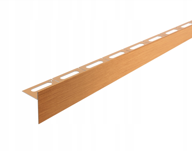 Spádová Podlahová Lišta Do Sprchové Vaničky Měděná Matná Pravá 180