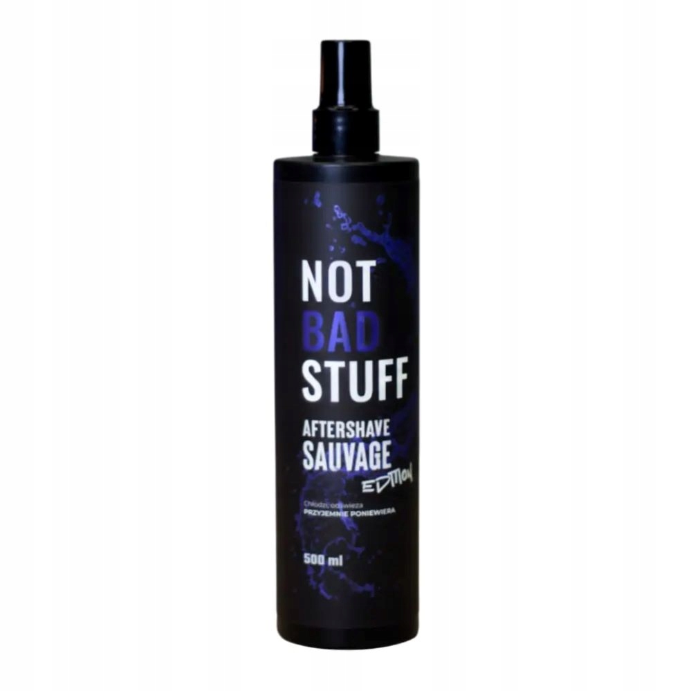 Not Bad Stuff Aftershave chłodząca woda po goleniu nowa edycja 500m