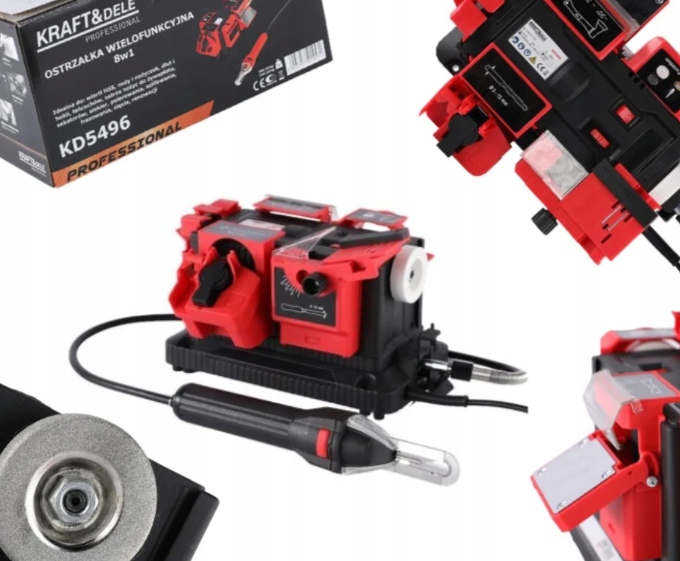 Brousek Pro Vrtáky Do Nožů Multifunkční Sekáč 8V1 Robustní 220W Kraft&dele