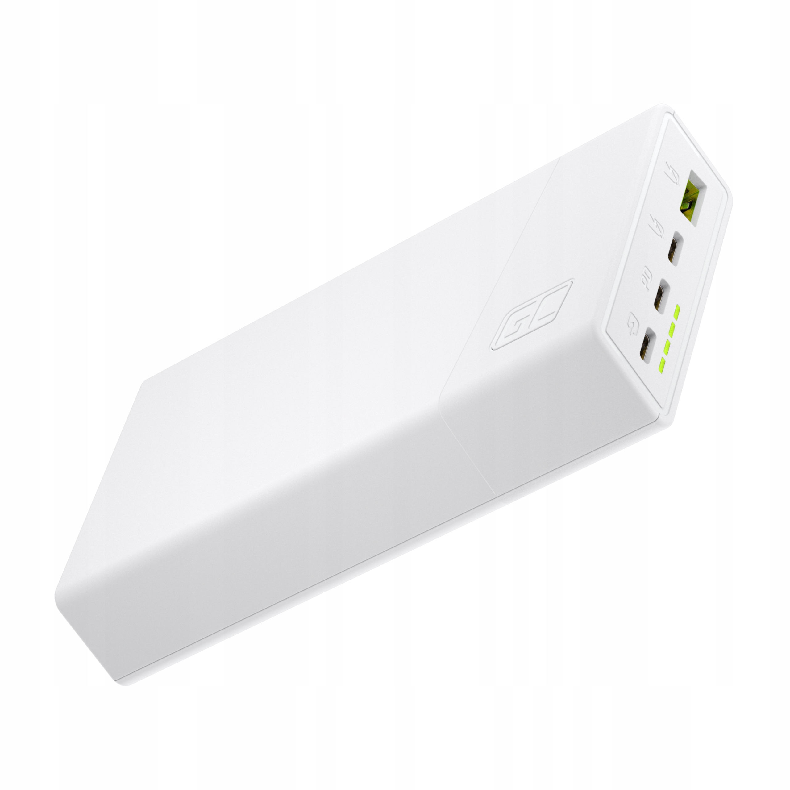 Green Cell PowerPlay20s Biały Powerbank 20000mAh 22.5W 3x USB-C PD QC 3.0