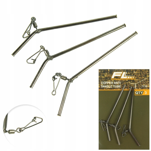 3szt METALOWA RURKA ANTYSPLĄTANIOWA 10cm agrafka