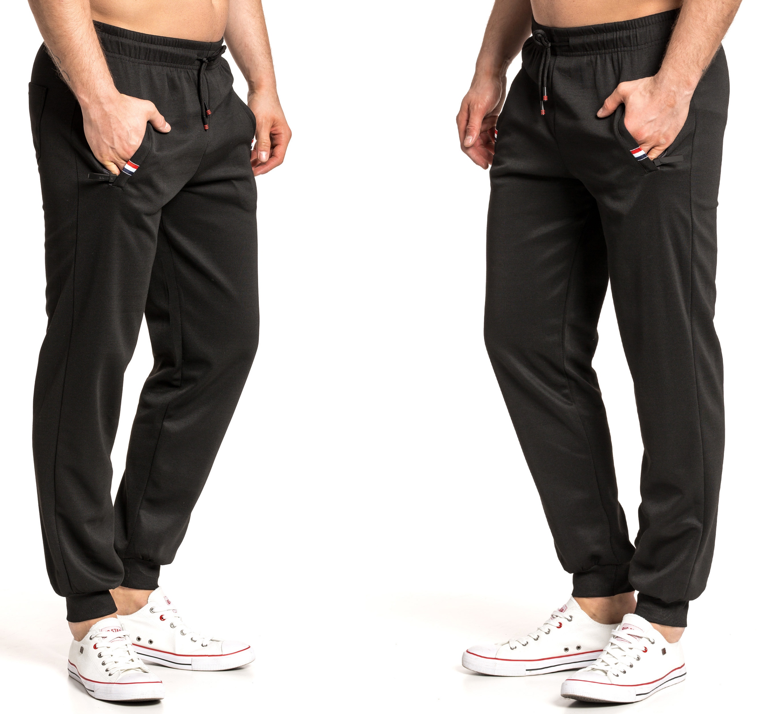 

Spodnie Dresowe Dresy Joggery No2 - Czarne - M