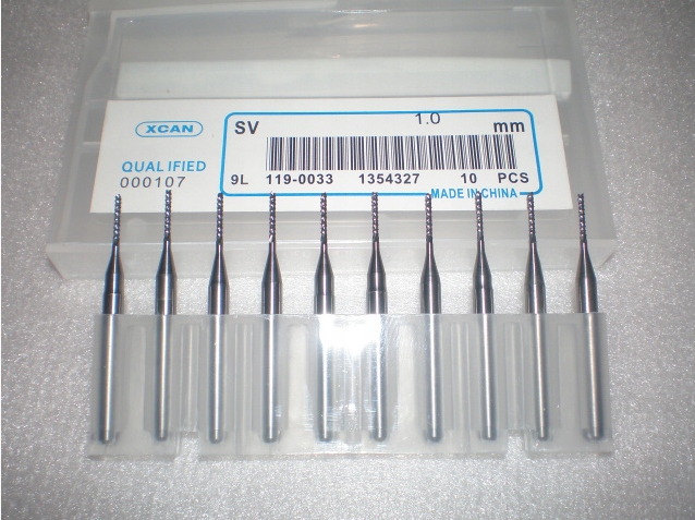 Zestaw frezów 0,5 mm do Cnc (kukurydz, 10 sztuk)