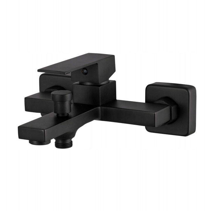 Cube Černá Čtvercová Vanová Baterie Caro Baterie