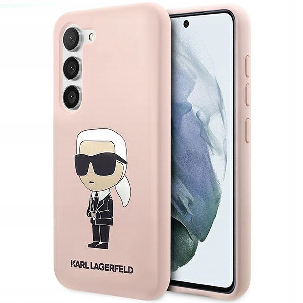 Pouzdro Pouzdro Karl Lagerfeld Ikonik Růžové Pro Samsung S23 5G