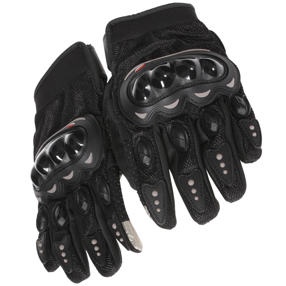 RĘKAWICE MOTOCYKLOWE LEKKIE PRZEWIEWNE KRÓTKIE L