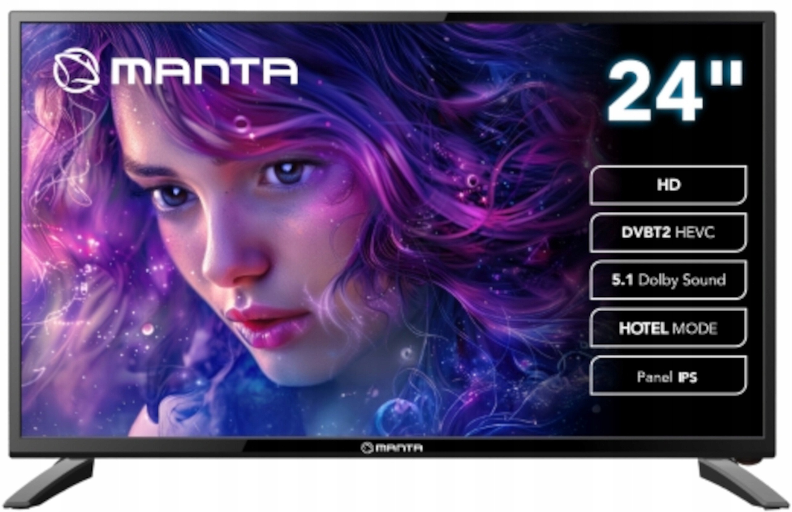 Televízor Manta 24" Led Hd DVB-T2 12V Hdmi Usb