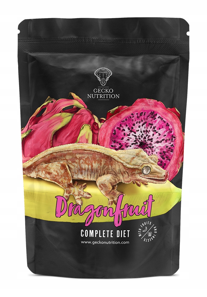 Levně Gecko Nutrition Dragonfruit Krmivo s vitamíny pro plazy 50 g.
