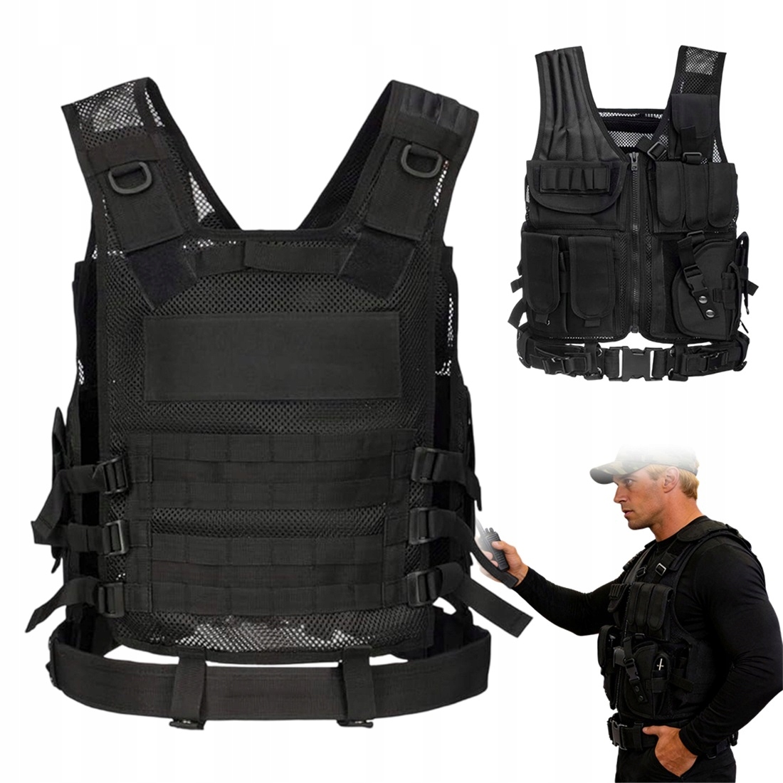 Chest Rig Kamizelka Typu Personal Body Armor Bojowy Profesjonalny Konwojowy