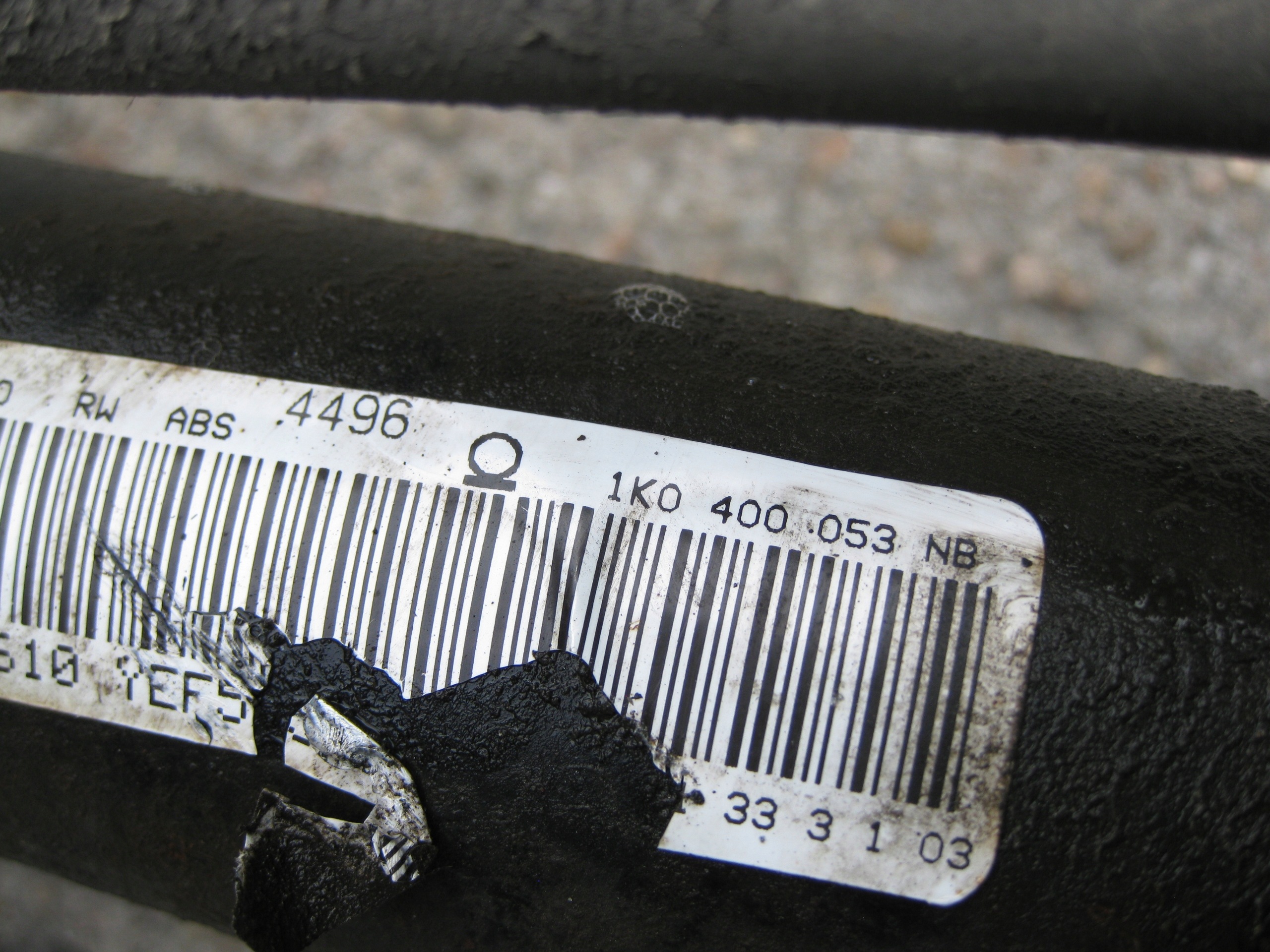 VW GOLF VI KOMBI 2.0TDI McPherson spring swing left front