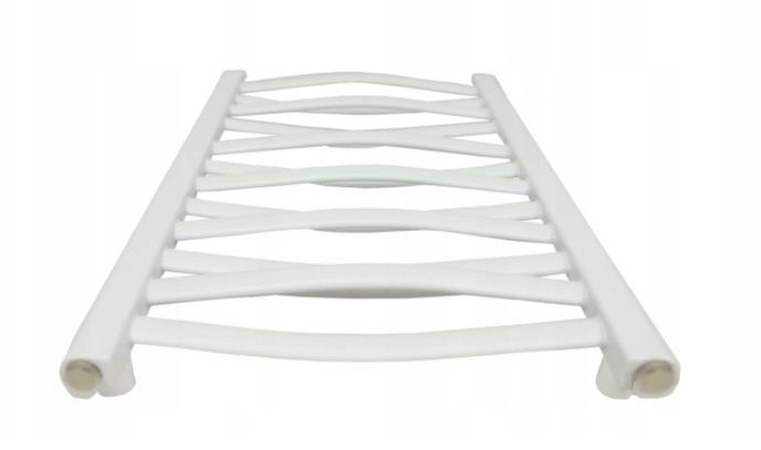Grzejnik łazienkowy Łezka 3D 1205/540 biały mat
