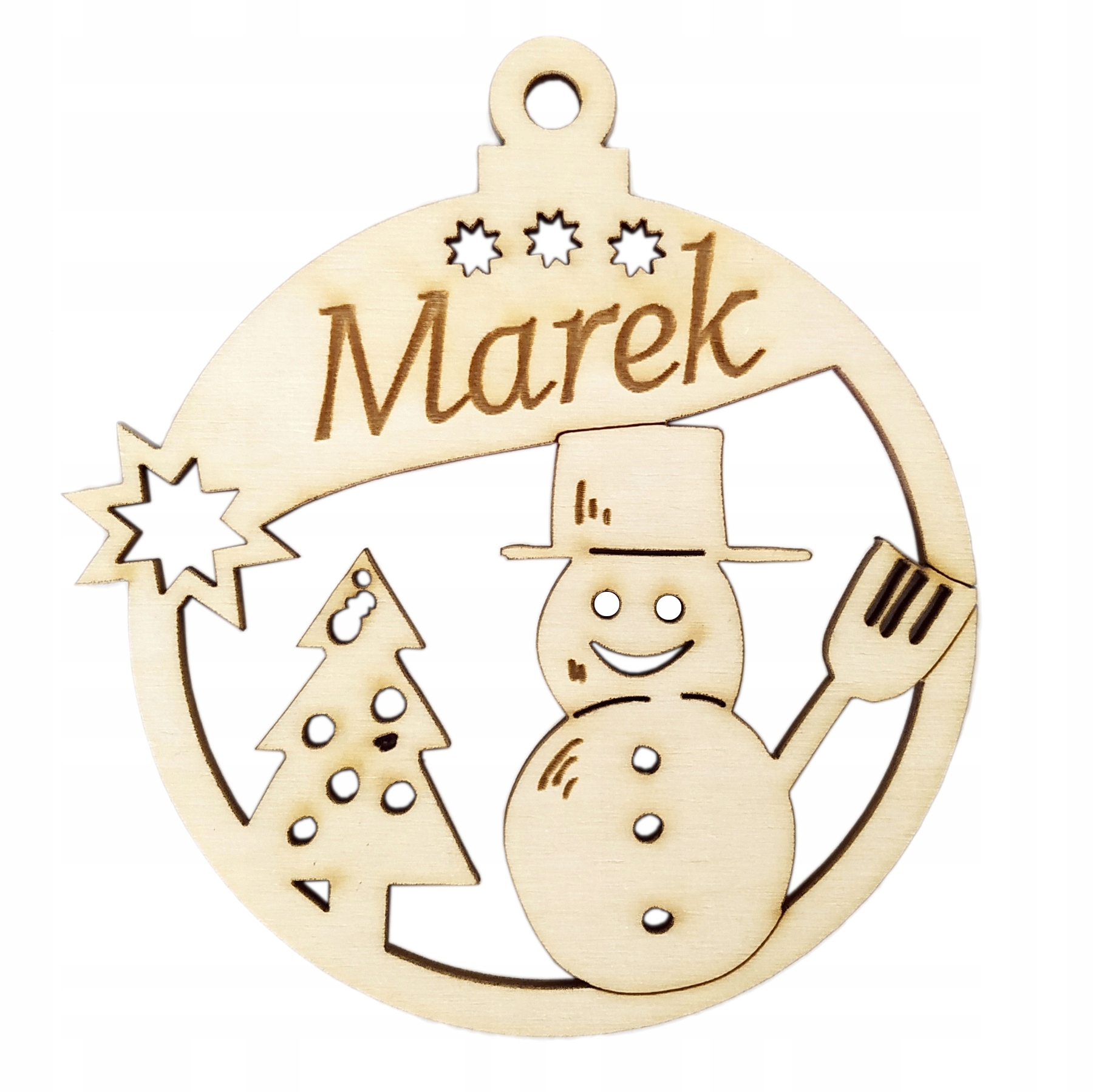 

Bombki imię z imieniem na choinkę Święta imienne