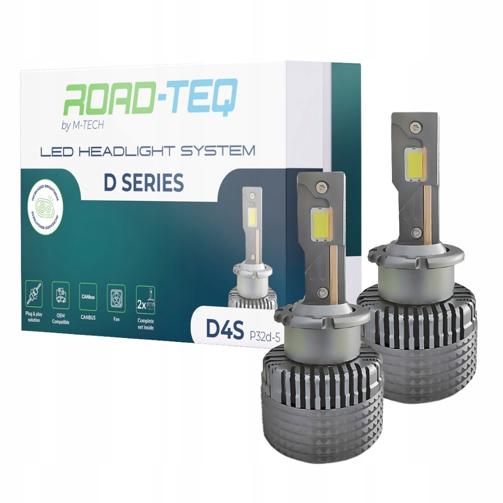 D4S Led Žiarovka Xenón Retrofit Plug & Play Canbus 6000K