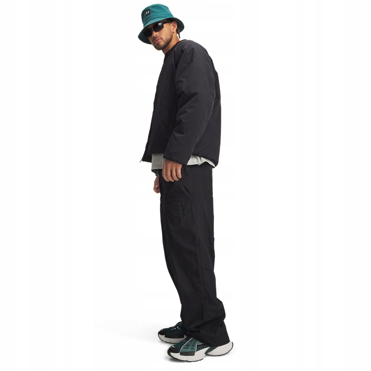 Męskie spodnie od koszykówki Under Armour Ua Hoops Woven Pant Czarny XXL