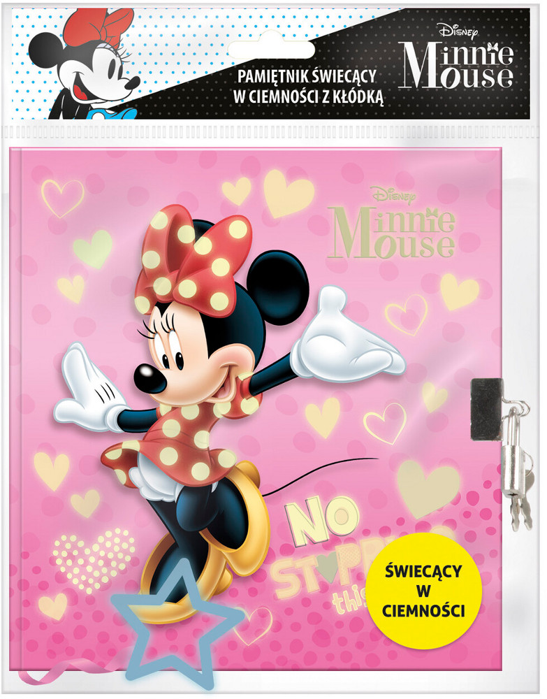 

Pamiętnik Na Kłódkę Minnie Świecący W Ciemności