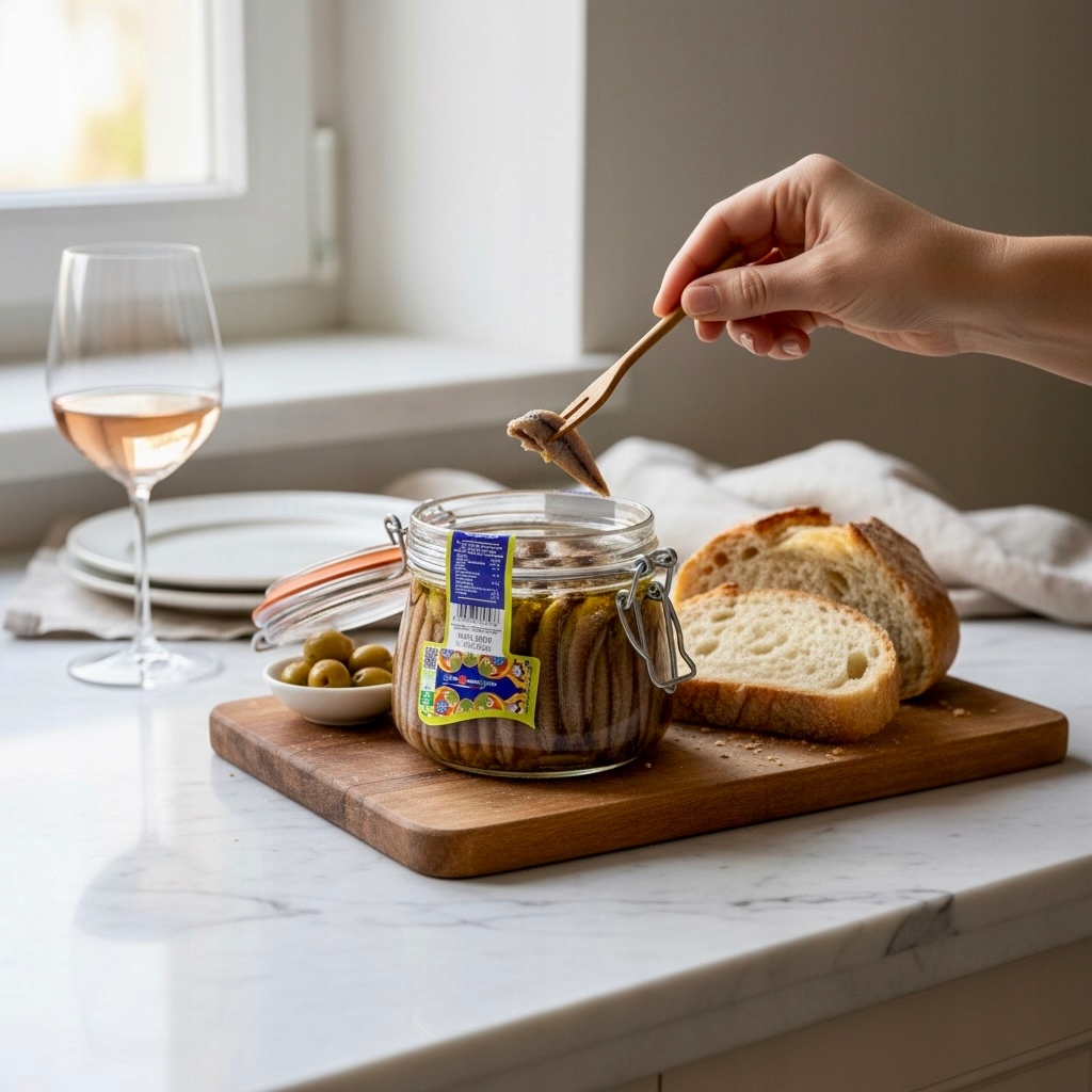 Ančovičky v oleji 580g!