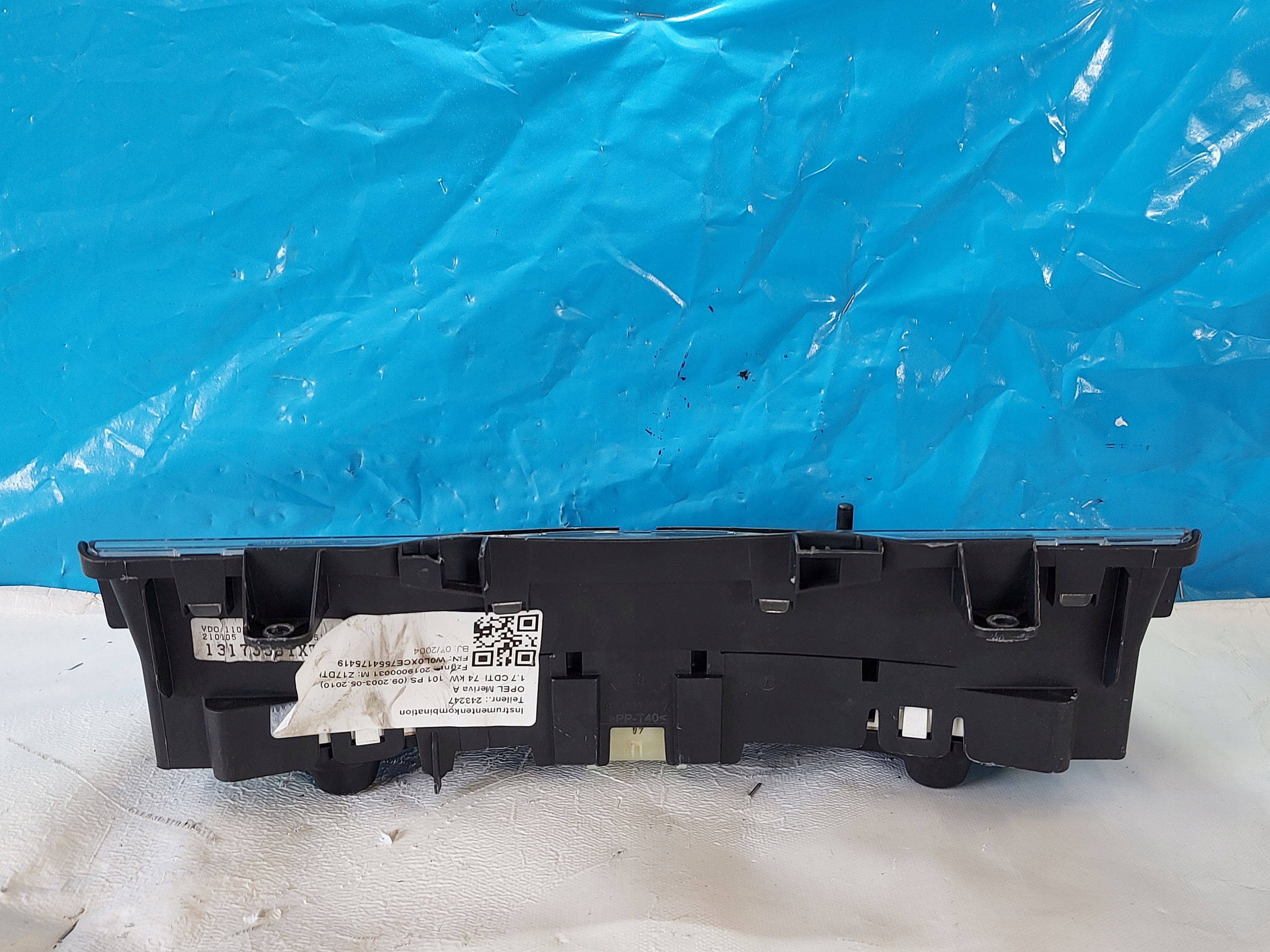 dials clock MERIVA A 1.7 CDTI 13173381XT