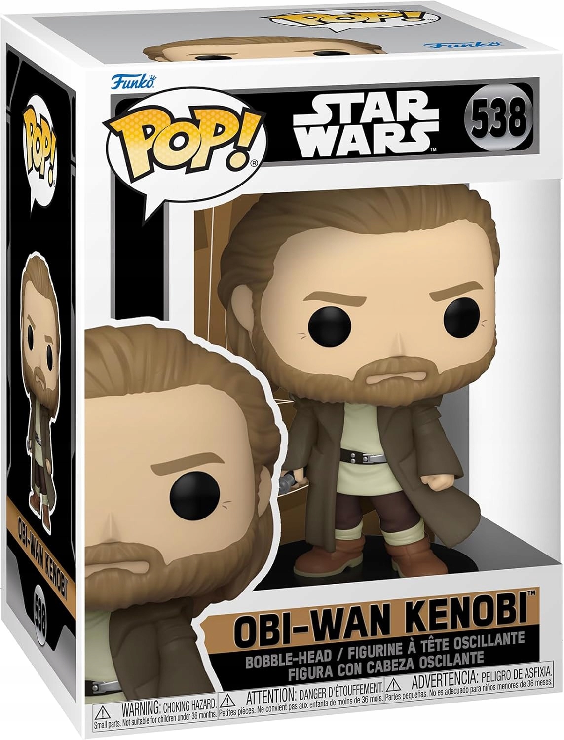 FUNKO Star Wars Obi-Wan Kenobi ボブルヘッド Funko Pop! Star Wars Obi-Wan Kenobi retro winylowa figurka