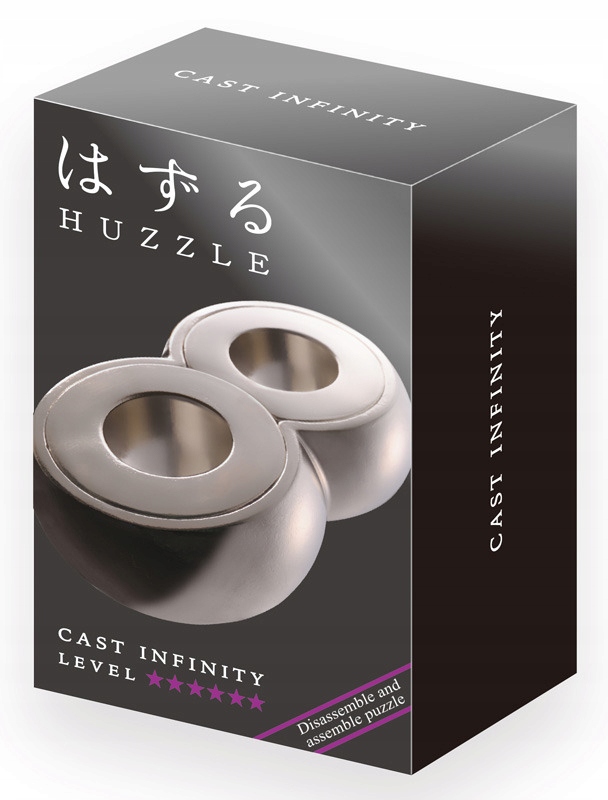 Łamigłówka Cast Huzzle Infinity puzzle poziom trudności 6 Metalowa Premium
